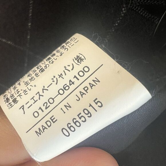 Agnes B Wool Chester Coat Women’s Small T1 Blad White Grid Plaid France - Picture 5 of 9